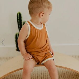 Babysprouts Clothing Company Track Set in Butterscotch